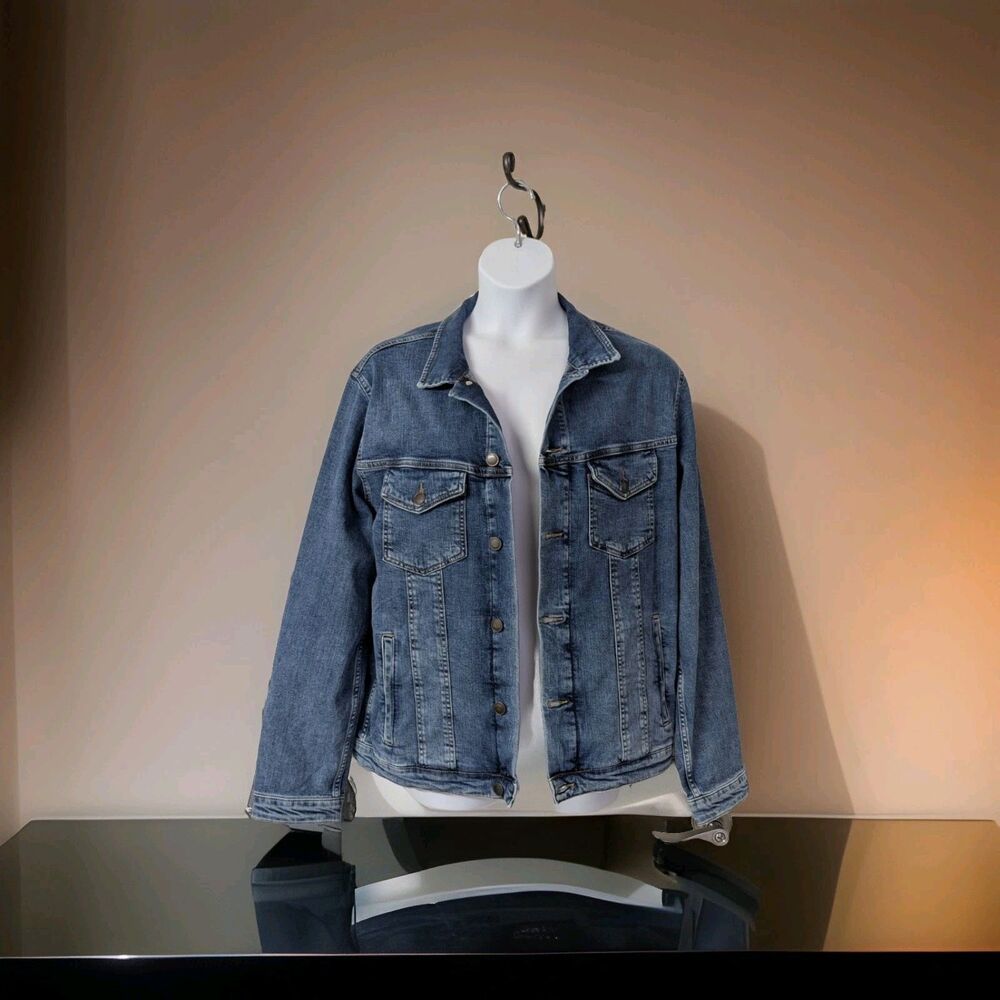 JACK JONES Originals Blue Denim Jacket Men's Sz XXL